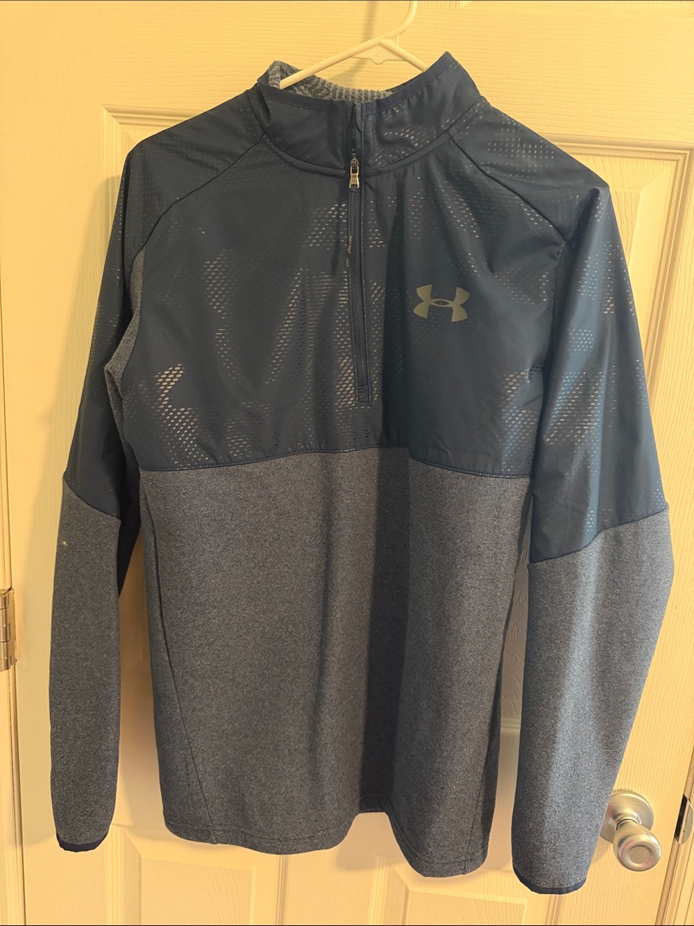 Under Armour Women's Half-Zip Pullover Jacket - Navy/Gray